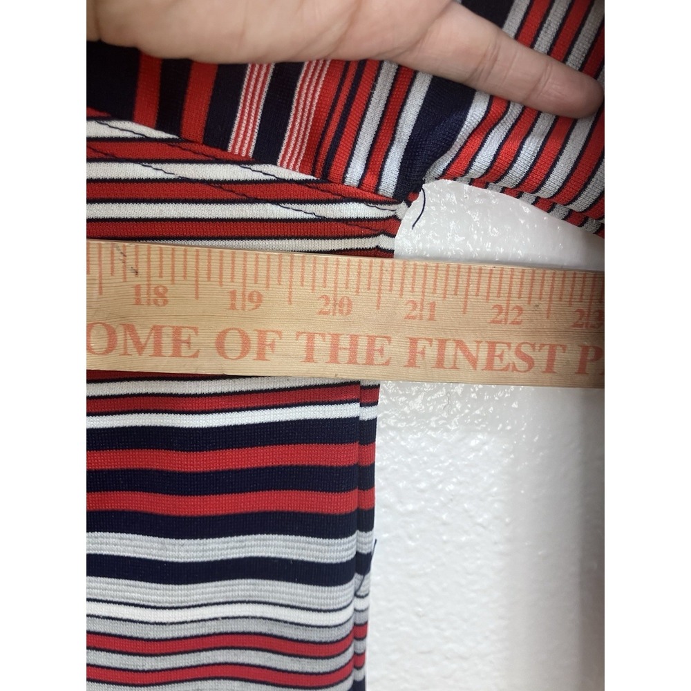 VTG Jack Winter Cardigan Women's M Patriotic USA America Buttons Red White Blue - Picture 7 of 10